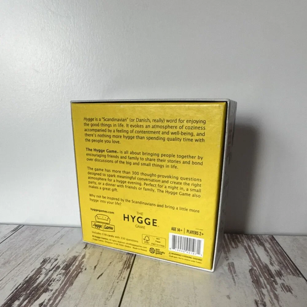 Hygge Games The Hygge Game Cozy Conversation Card Game 2P Ages 14+
